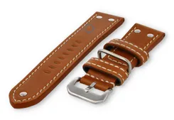 Vintage Flieger watch strap - 24mm - brown