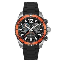 Certina Band C0134172720700A 22/22mm schwarzes Kautschuk ohne Schließe