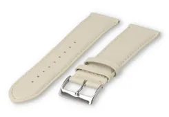 XL watch strap smooth leather - 26mm - sand