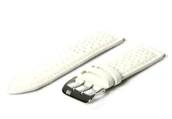 Horlogeband 22mm Wit waterproof