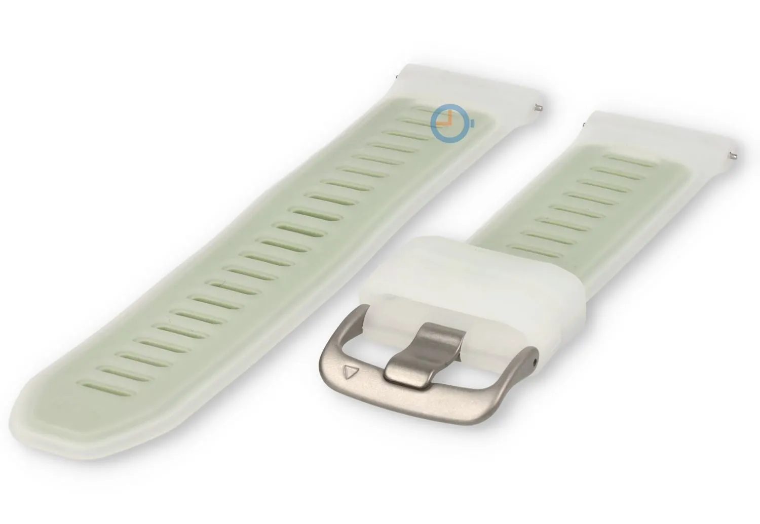 22mm horlogeband Amazfit Balance 2 - transparant/groen