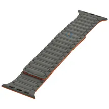 Ultraflaches Magnet Band Apple Watch 41mm - grau orange