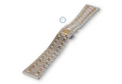 22mm steel strap zilver/ros?goud - AP-Look