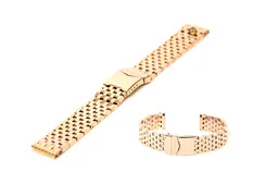 Watchstrap 20mm stainless steel rose - gold