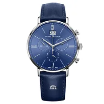 Leather strap Maurice Lacroix EL1088-SS001-410-1