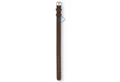 Kerbholz Leder Uhrenarmband - 12mm - dunkelbraun