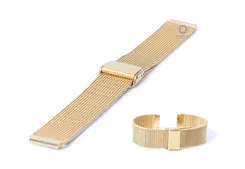 Uhrenarmband 18mm Milanaise gold