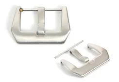 Watchstrap buckle Panerai model silver 22mm