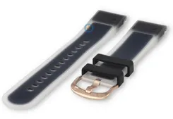 20mm bandje siliconen QuickFit - black