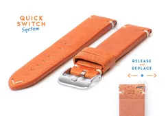 Watchstrap 20mm vintage brown leather