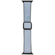 Luxus Leder band Apple 41mm - Light blue