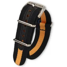 Certina Band C0326074805100A 20/20mm schwarzes nylon