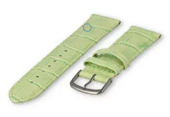 Lightly padded watch strap - 22mm - apple green