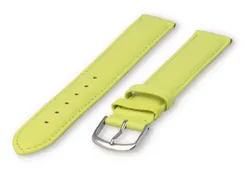 XL watch strap smooth leather - 18mm - lime