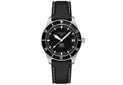 Certina Band C0444101705000A 20/18mm schwarzes Kautschuk