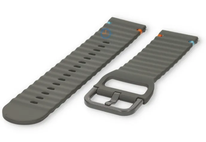 Coros Pace PRO siliconen bandje: 22mm grey