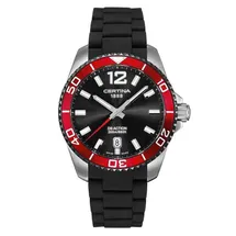 Certina Band C0134102705700A schwarzes Kautschuk ohne Schließe