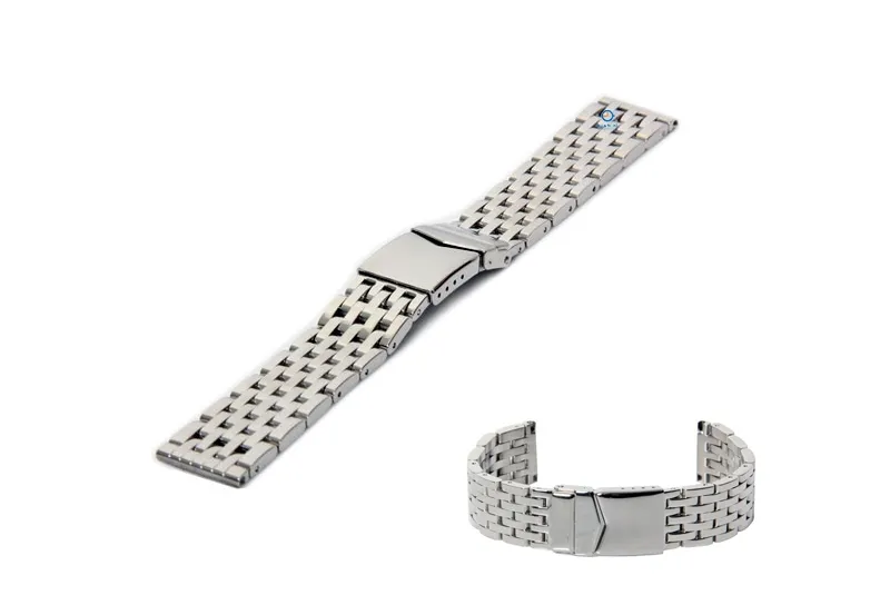 Uhrenarmband 20mm Silber Stahl
