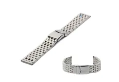 Uhrenarmband 20mm Silber Stahl