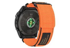 Garmin Fenix 8 - 43mm - nylon strap 20mm - orange