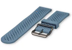 22mm watch strap Garmin Venu 3 - industrial-blue - perforated