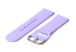Horlogeband 22mm siliconen lila