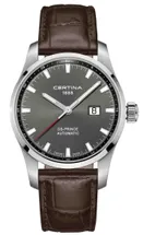 Certina Band C0084261608100A 21/18mm braun Leder ohne Schließe