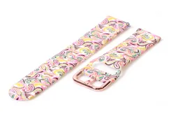 Samsung Galaxy Watch Active 2 watchstrap festival print