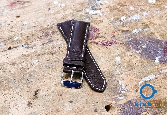 Watchstrap 22mm brown