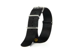 Watchstrap 24mm nato black