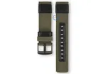 Coros Pace PRO horlogeband - nylon/leer - 22mm groen