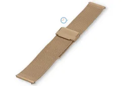 Mesh strap with Quick Switch - 20mm - champagne
