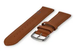 Oneven maat horlogeband leer - 23mm - cognacbruin