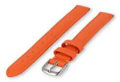 XL watch strap smooth leather - 12mm - orange