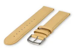 XL watch strap smooth leather - 22mm - vanilla