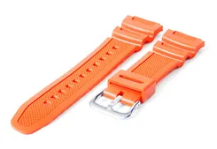 Casio Collection Uhrenarmband Silikon orange-AE-1200WH