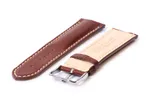 Watchstrap 22mm brown bull leather