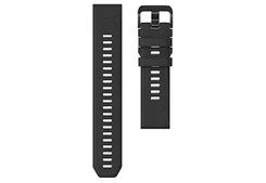 Coros Vertix silicone watch band - Black