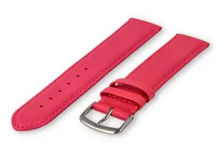 XL watch strap smooth leather - 20mm - pink
