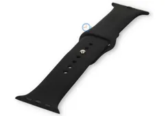 Apple watch strap silicone - Midnight Black - 38/40/41/42mm (M/L)