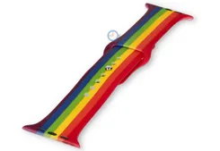 Apple watch strap silicone - Rainbow Spectrum - 44/45/46/49mm (S/M)