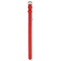 One-piece leather strap - 12mm - red