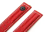 Watchstrap 18mm red