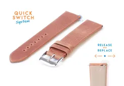 Watchstrap 18mm vintage brown leather