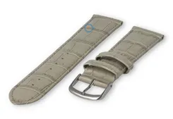 Lightly padded watch strap - 22mm - lightgrey