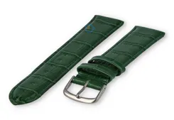 Licht opgevulde XL horlogeband - 22mm - jachtgroen