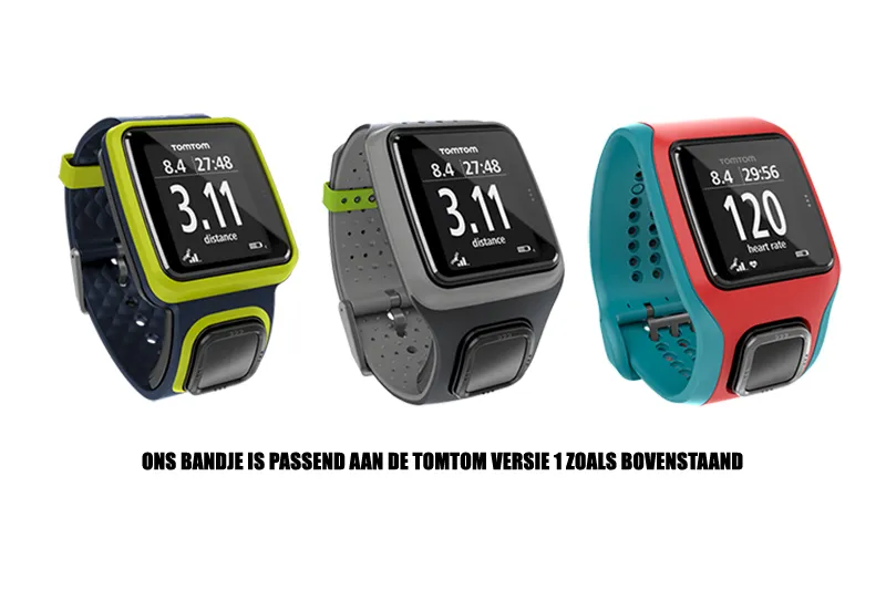TomTom 1 universal watchstrap pink - mintgreen