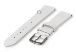 Seamless strap 16mm - shimmer white