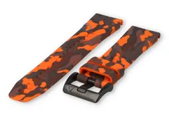 Quick-Fit strap Garmin Fenix 7 - military-print - orange
