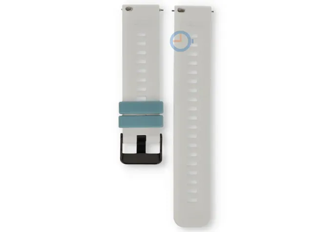 Snelwissel bandje 22mm - blauw wit